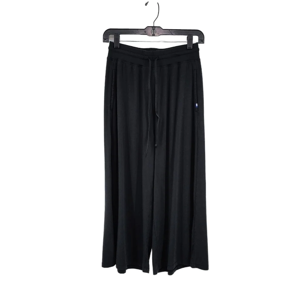 Kit & Ace Women's Elastic Waist Cropped Wide Leg Pants - S